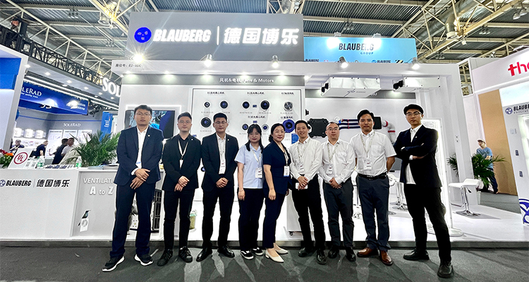 Blauberg Ventilatoren showcased new solutions at ISH China & CIHE