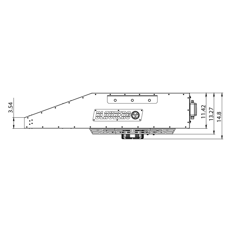 Blauberg Centro-Jet-50N-EC-E-230V - Dimensions