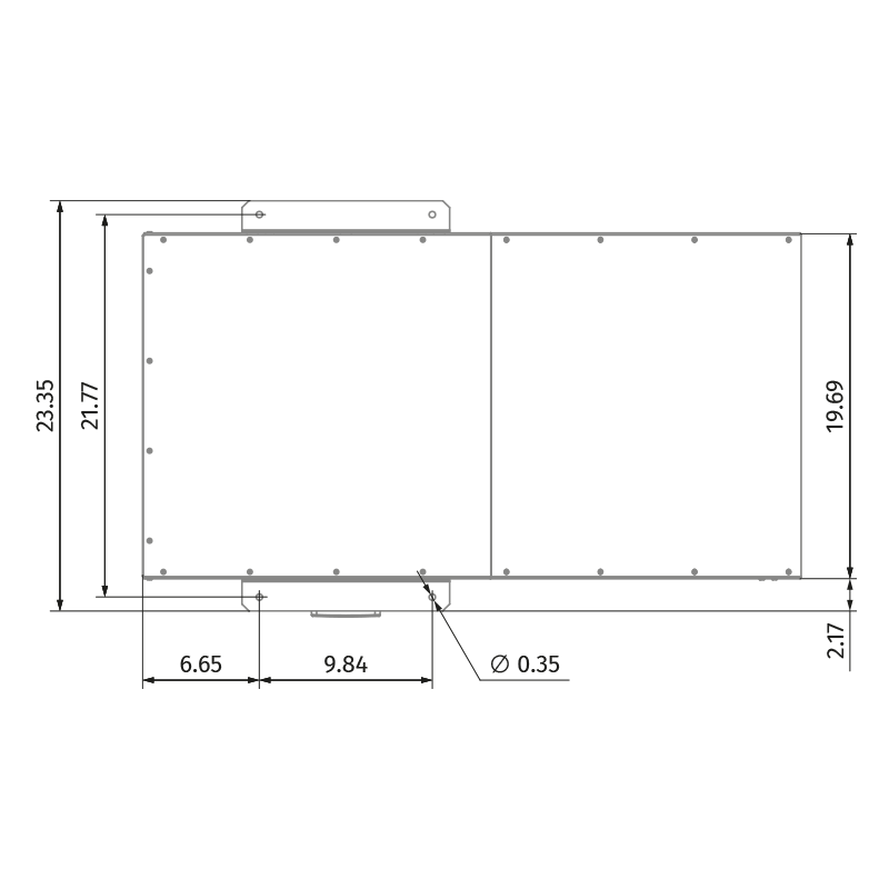 Blauberg Centro-Jet-22N-EC-E-230V - Dimensions