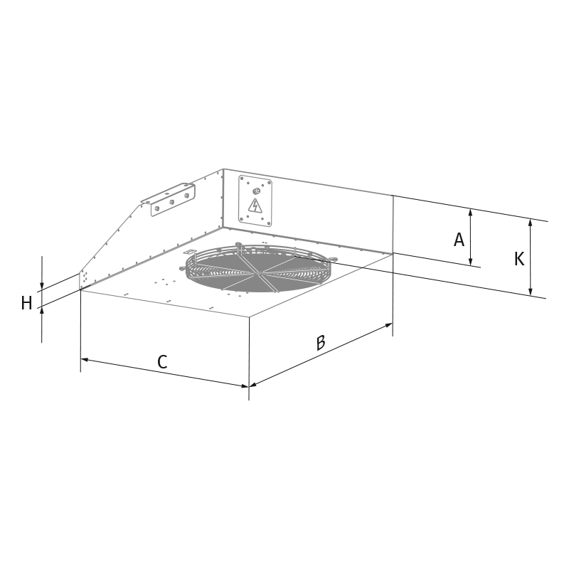 Blauberg Centro-Jet-50N-EC-230V - Dimensions
