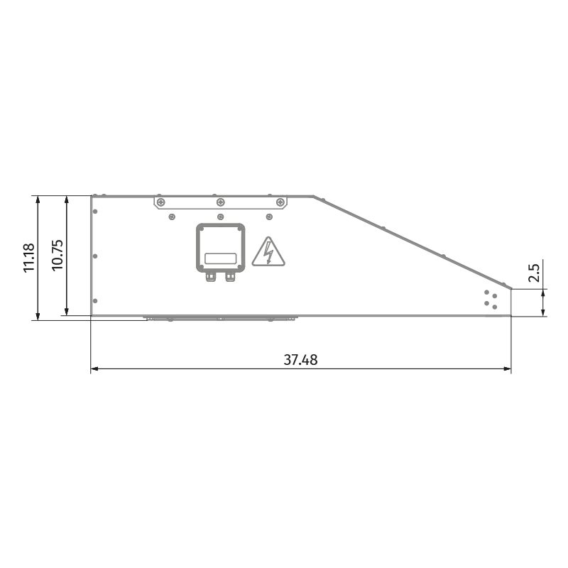 Blauberg Centro-Jet-22N-EC-E-230V - Dimensions
